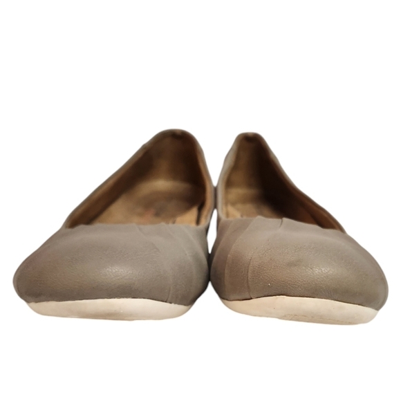 Natural soul by Naturalizer round toe ballet flats Neutral Taupe Women Size 6.5 - Picture 3 of 8